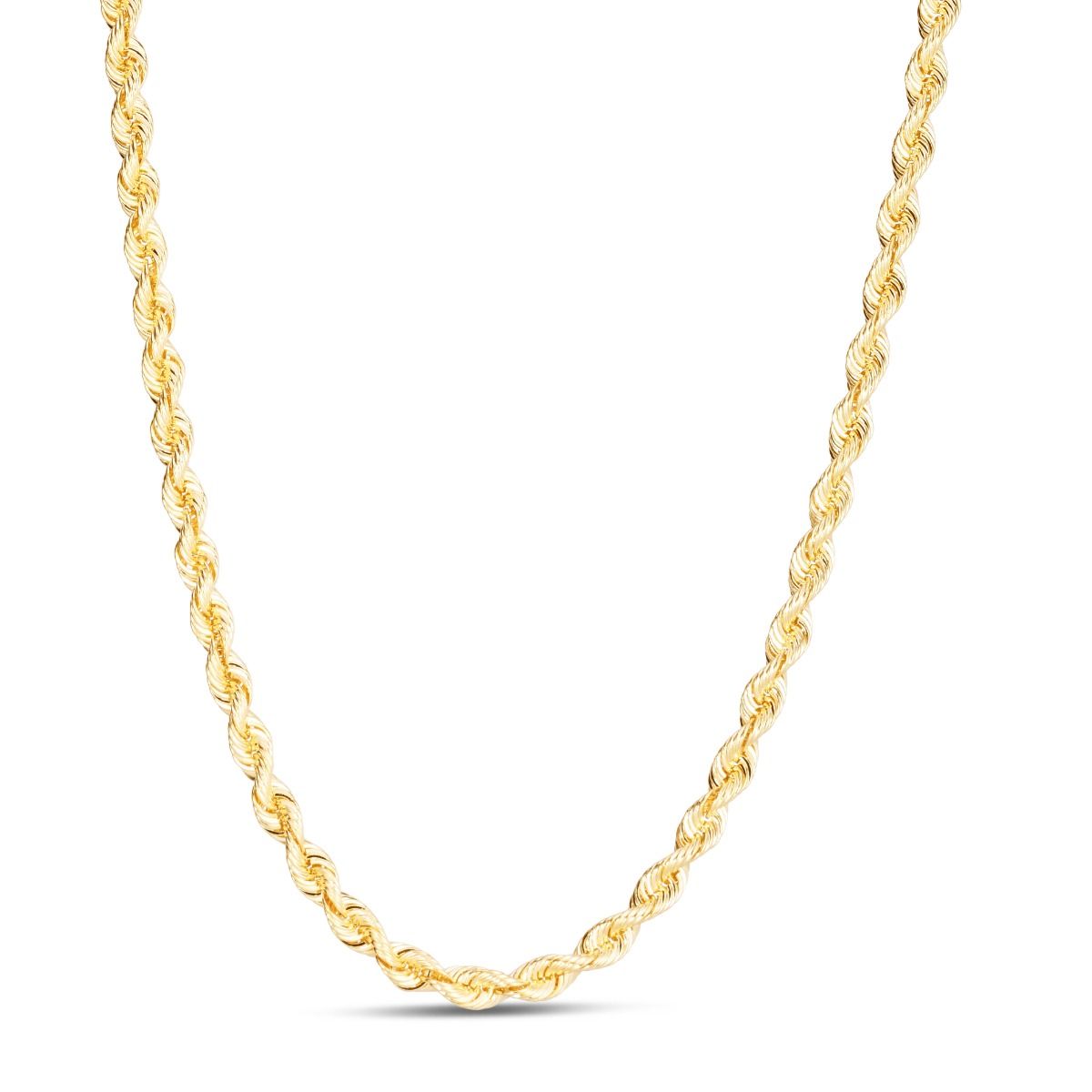 14K Gold 2mm Lite Rope Chain